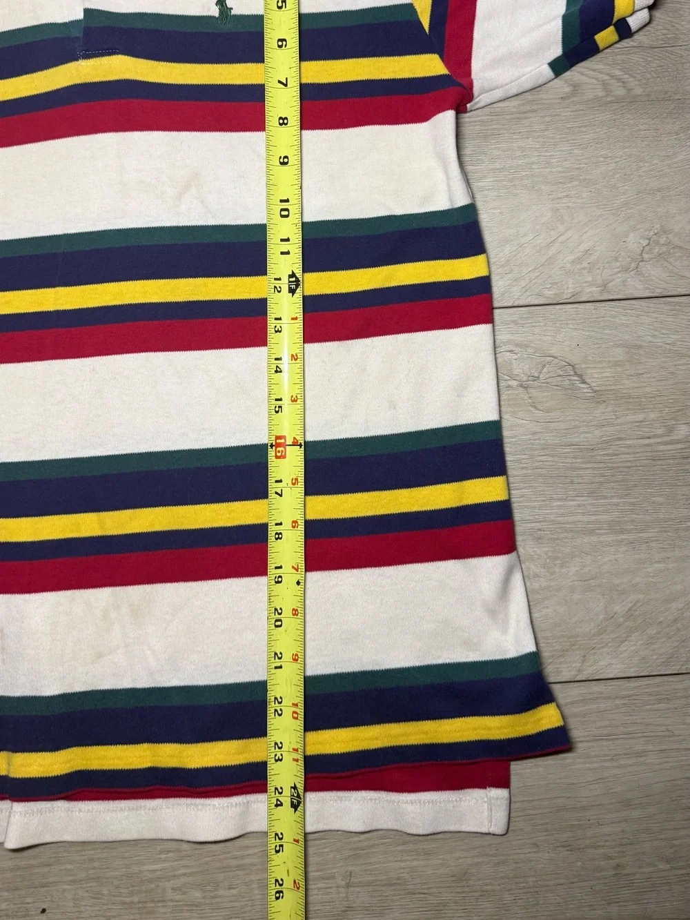 Vintage 1990s Polo Ralph Lauren Embroidered Striped Polo Shirt